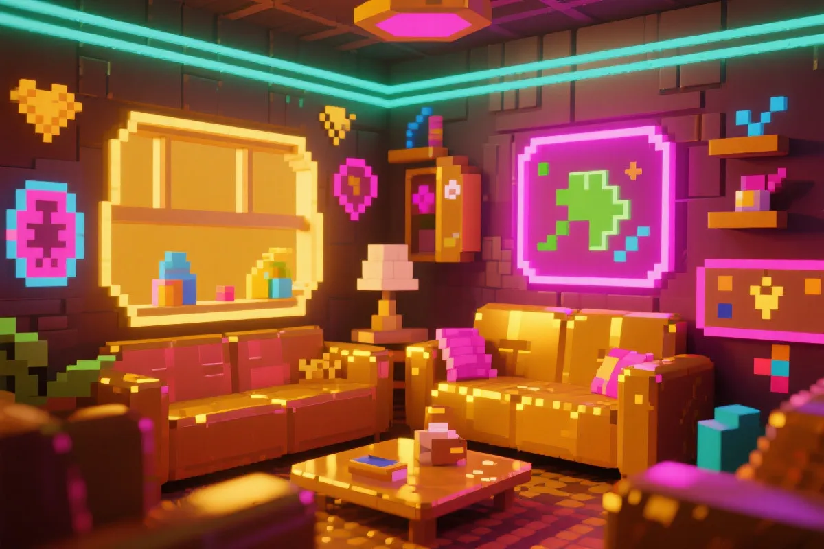 复古像素主题示意图