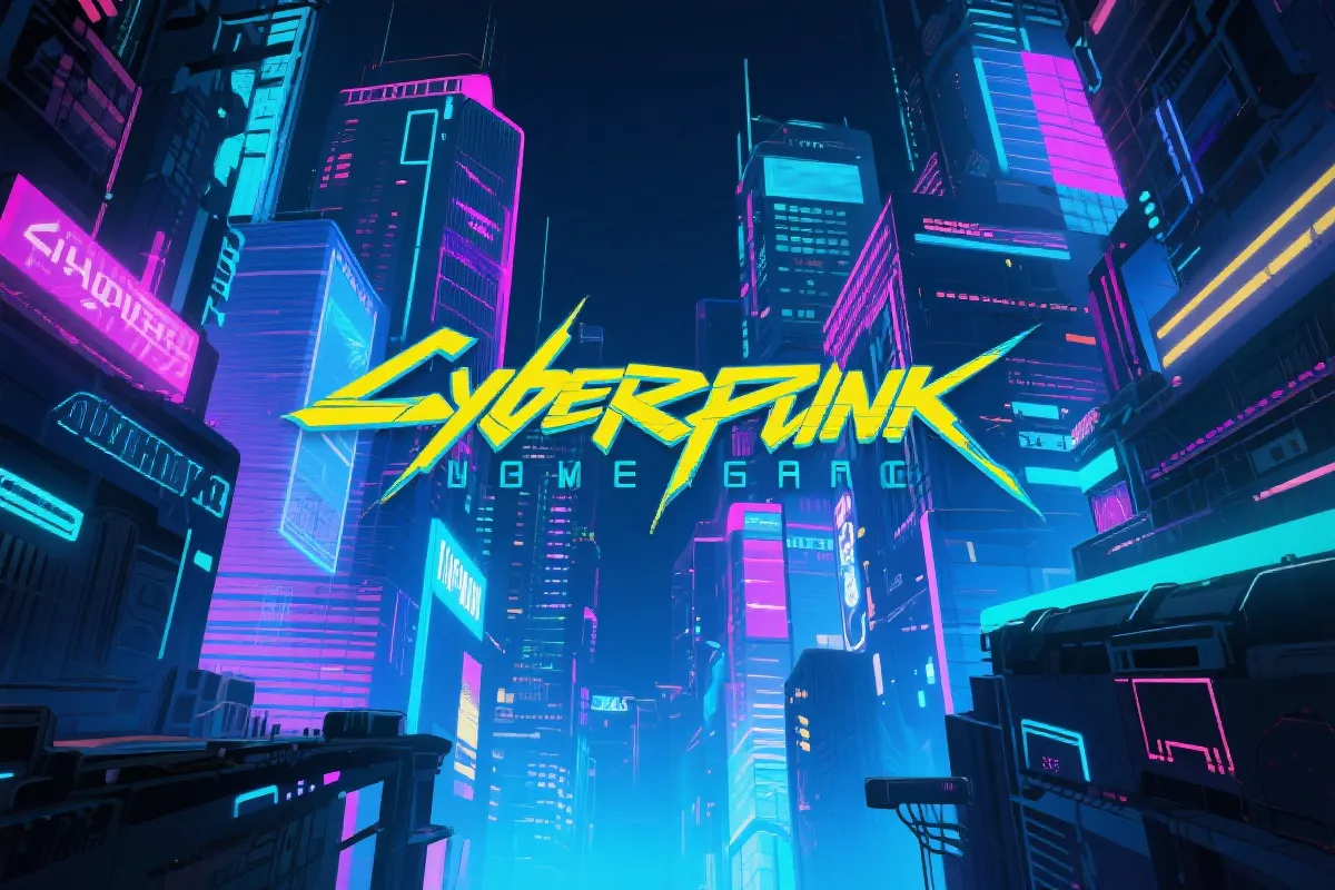 赛博主题示意图